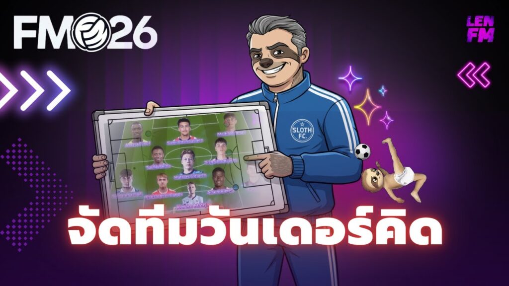วิธี จัดทีมดาวรุ่ง FM26 ราคาประหยัด